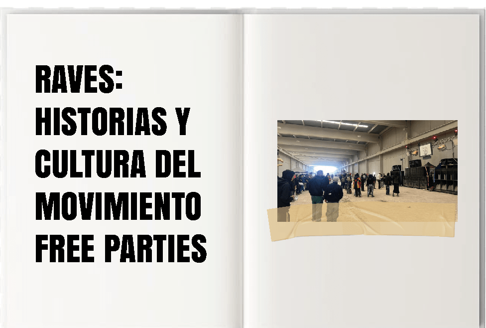 fiestas masivas de música electrónica, generalmente con DJs, iluminación intensa y un ambiente de baile continuo, donde la comunidad se reúne para disfrutar del ritmo, la cultura y la experiencia colectiva.