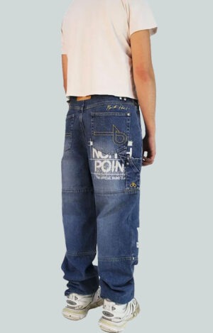 Pantalones baggy North Point Apolo de estilo urban streetwear con inspiración skate hip hop y estética alternativa