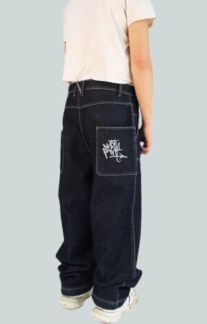 Pantalones baggy North Point Harlem Denim de estilo urban streetwear con inspiración skate hip hop y estética alternativa