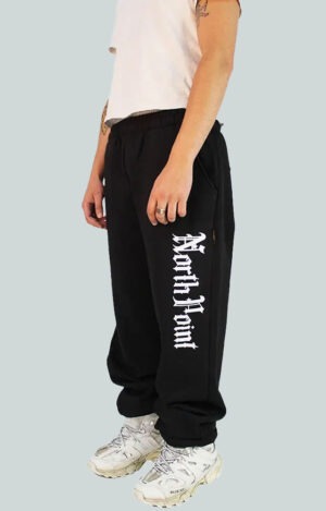 Pantalones cargo plush North Point Urban Gothic Ond de estilo urban streetwear con tejido fleece suave y estética skate hip hop