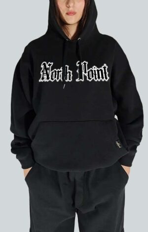Sudadera hoodie North Point NP Urban Gothic oversize urban streetwear de alto gramaje con estética graffiti skate hip hop y estilo alternativo