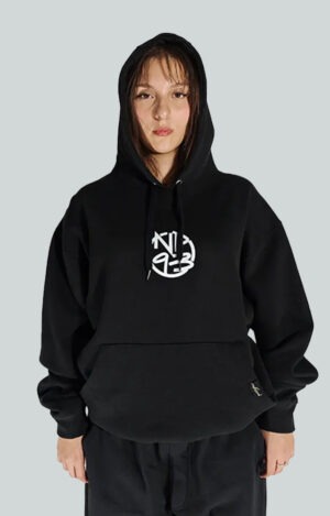 Sudadera hoodie North Point NP 93 oversize urban streetwear de alto gramaje con estética graffiti skate hip hop y estilo alternativo