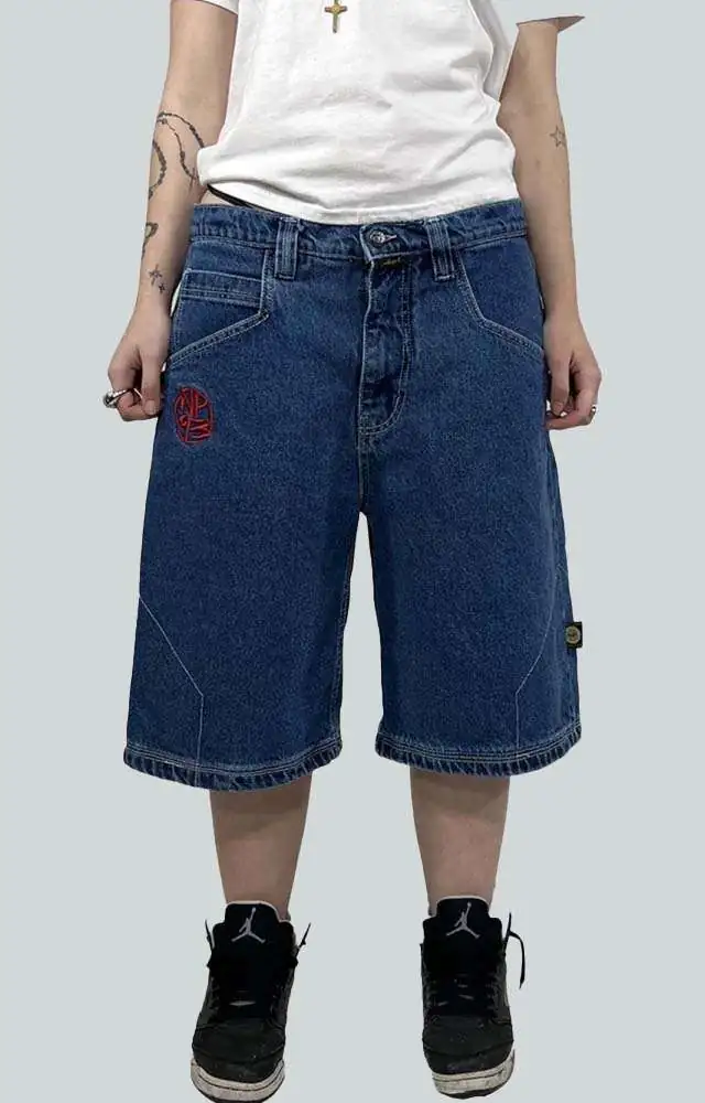 North Point NP 1000 Stone Wash baggy shorts urban streetwear de alto gramaje con estética graffiti skate hip hop y estilo alternativo