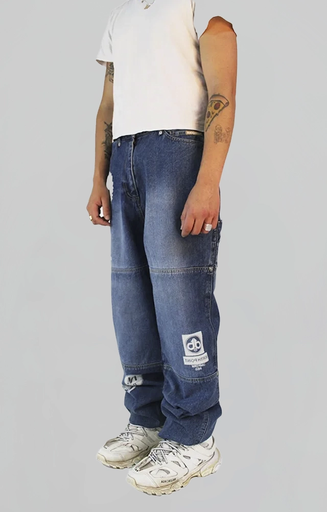 Pantalones baggy North Point Apolo de estilo urban streetwear con inspiración skate hip hop y estética alternativa