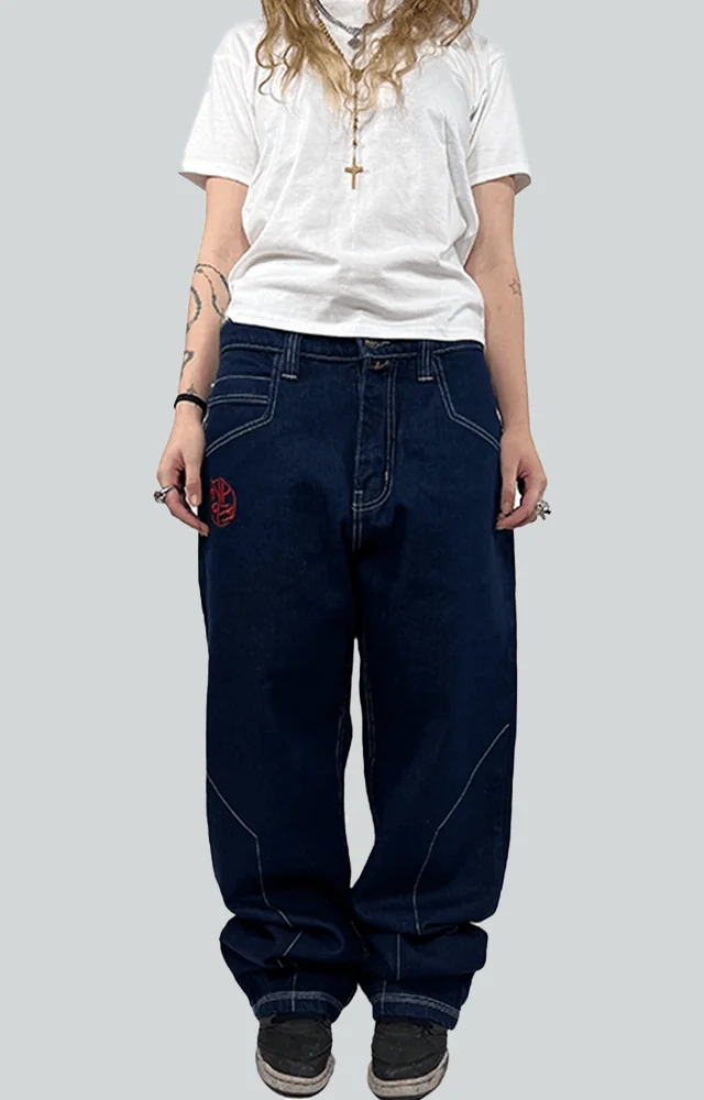 Pantalones baggy North Point NP 1000 de estilo urban streetwear con inspiración skate hip hop y estética alternativa