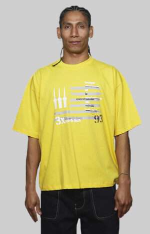 T-Shirt 3X Grunge Flag